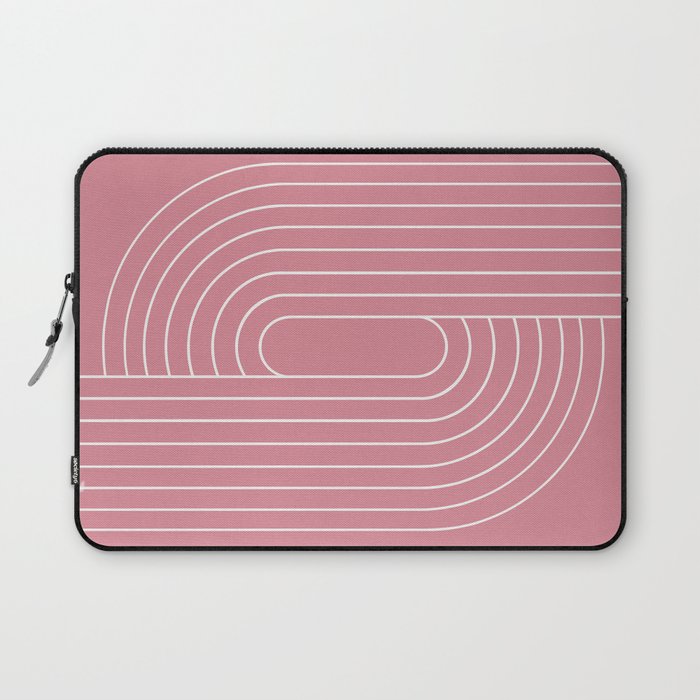 Oval Lines Abstract VI Laptop Sleeve Gallery Image 1