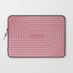 Oval Lines Abstract VI Laptop Sleeve Gallery Image 1