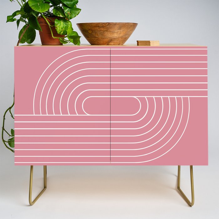 Oval Lines Abstract VI Credenza Gallery Image 1