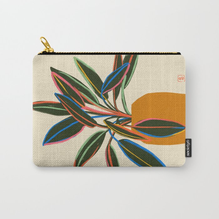 PLANT WITH COLOURFUL LEAVES  Carry All Pouch Gallery Image 1