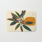 PLANT WITH COLOURFUL LEAVES  Bath Mat Gallery Image 1