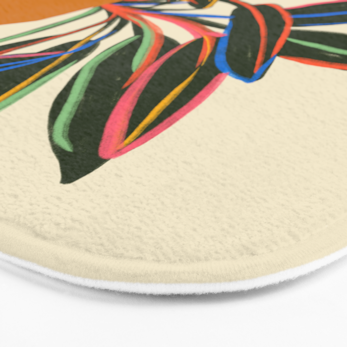 PLANT WITH COLOURFUL LEAVES  Bath Mat Gallery Image 3