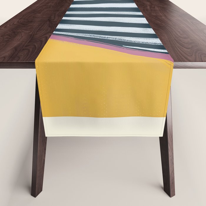 Abstract Profile Table Runner Gallery Image 1