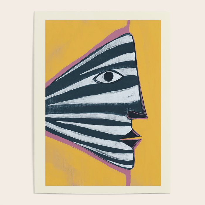 Abstract Profile Poster Gallery Image 1
