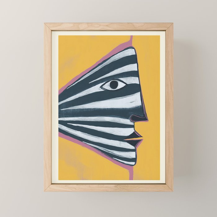 Abstract Profile Mini Art Print Gallery Image 1