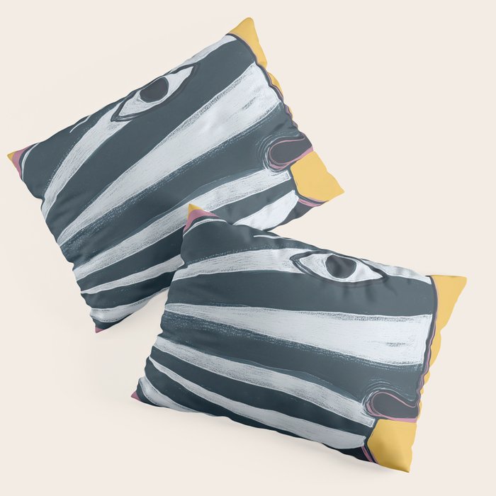 Abstract Profile Pillow Sham Gallery Image 3