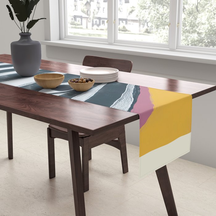 Abstract Profile Table Runner Gallery Image 2