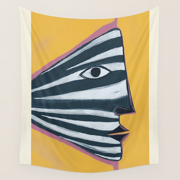 Abstract Profile Wall Tapestry Gallery Image 4