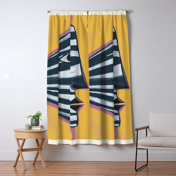 Abstract Profile Window Curtain Gallery Image 5