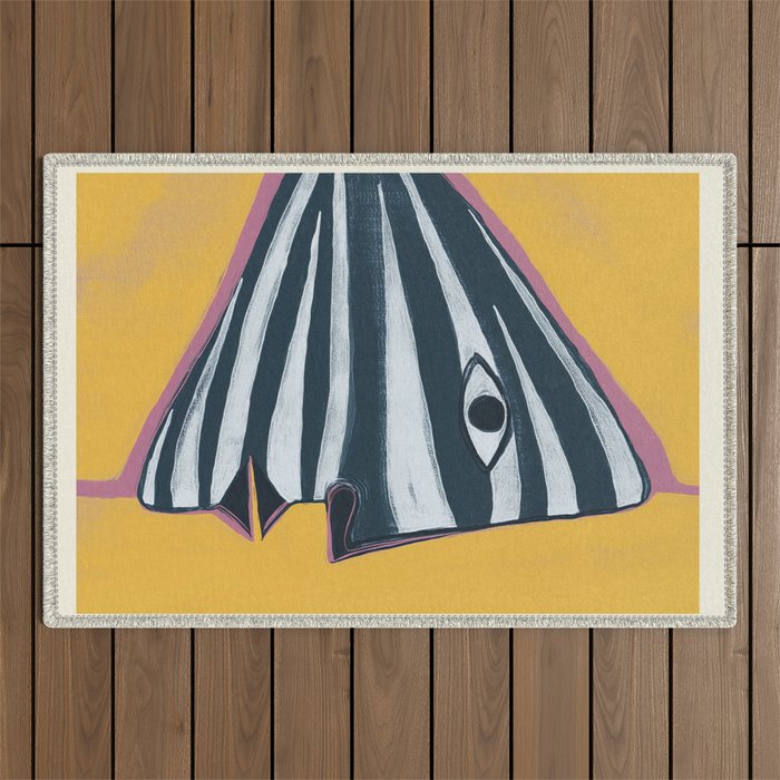 Abstract Profile Outdoor Rug Gallery Image 1