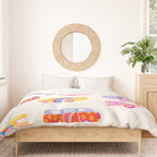 Retro Roadtrip - Candy Palette Duvet Cover Gallery Image 3
