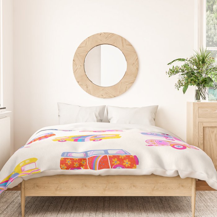 Retro Roadtrip - Candy Palette Duvet Cover Gallery Image 3
