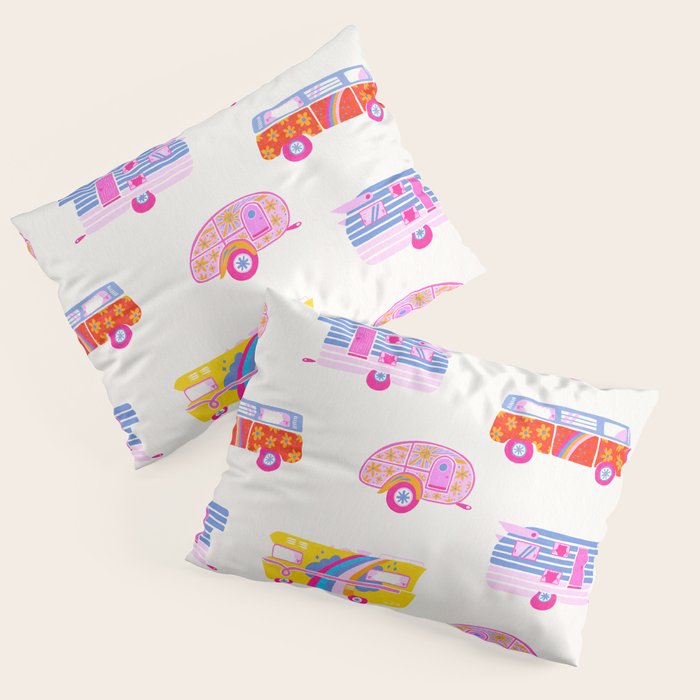 Retro Roadtrip - Candy Palette Pillow Sham Gallery Image 3