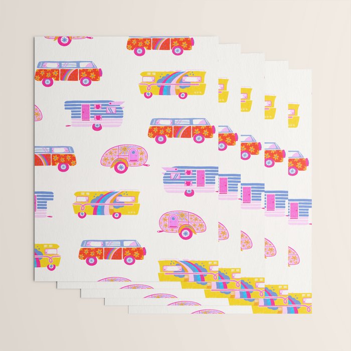 Retro Roadtrip - Candy Palette Wrapping Paper Gallery Image 3