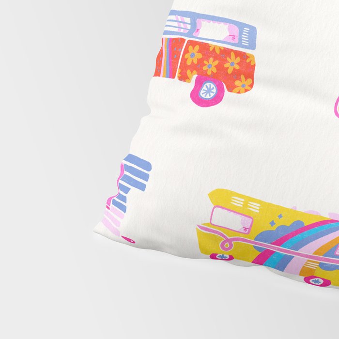 Retro Roadtrip - Candy Palette Pillow Sham Gallery Image 4