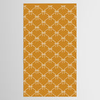 Bows & Ribbons Pattern XVIII Orange Tablecloth Gallery Image 2