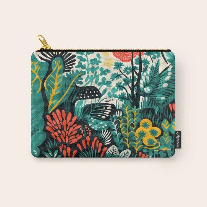 Tiger And His Utopia Carry All Pouch Gallery Image 1
