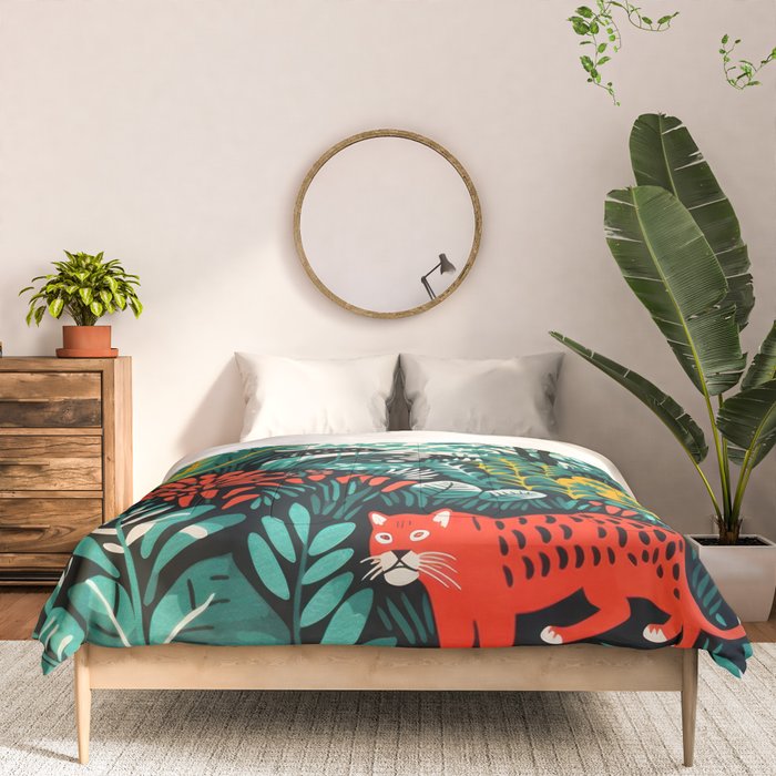 Tiger And His Utopia Comforter Gallery Image 3