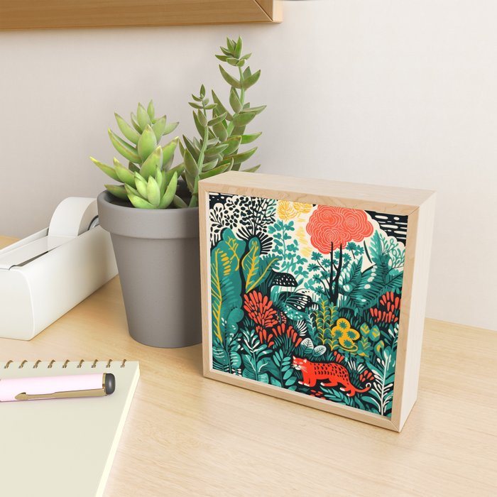 Tiger And His Utopia Mini Art Print Gallery Image 2