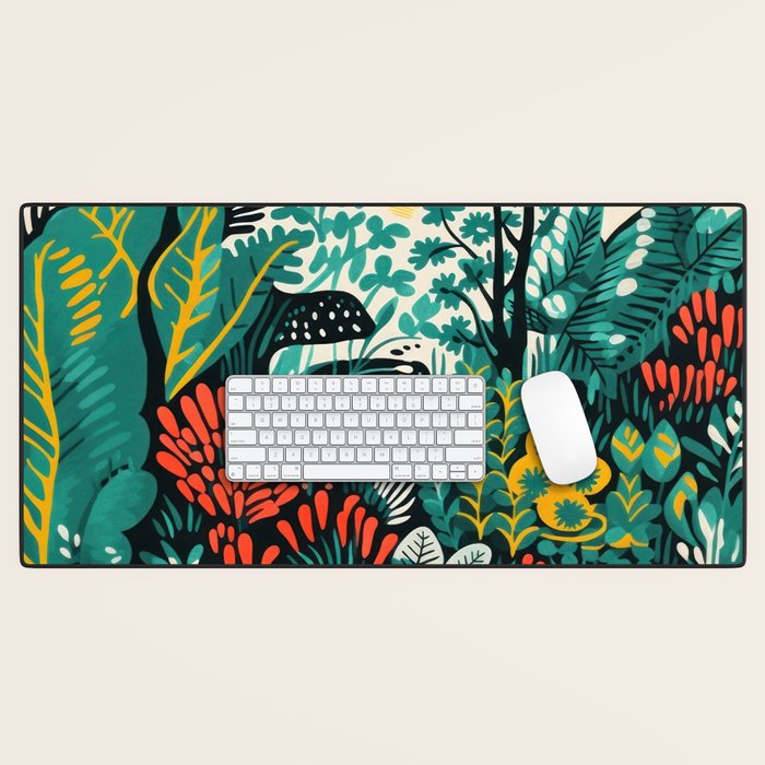 Tiger And His Utopia Desk Mat Gallery Image 1