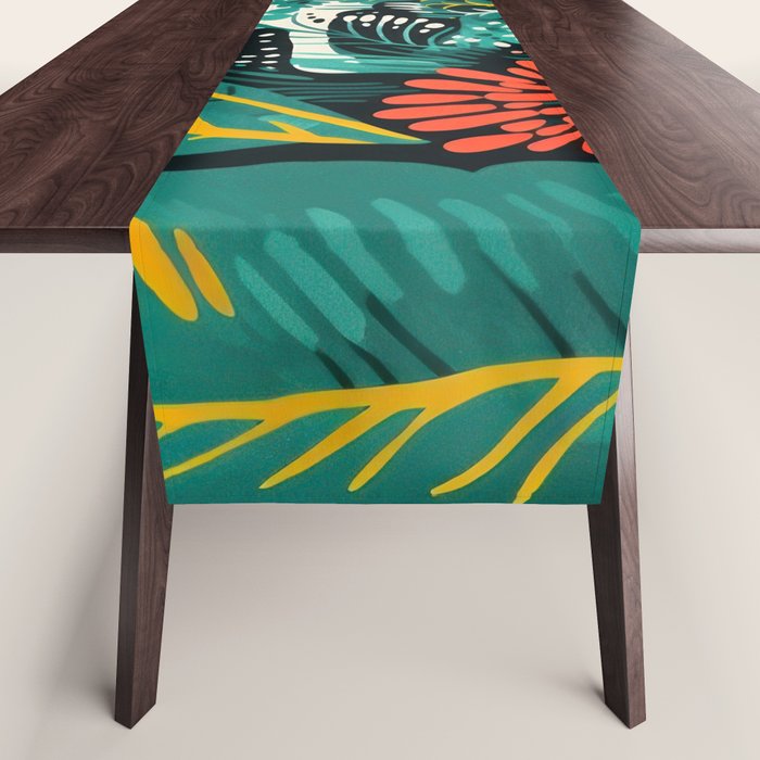 Tiger And His Utopia Table Runner Gallery Image 1