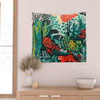 Tiger And His Utopia Wall Tapestry Gallery Image 2