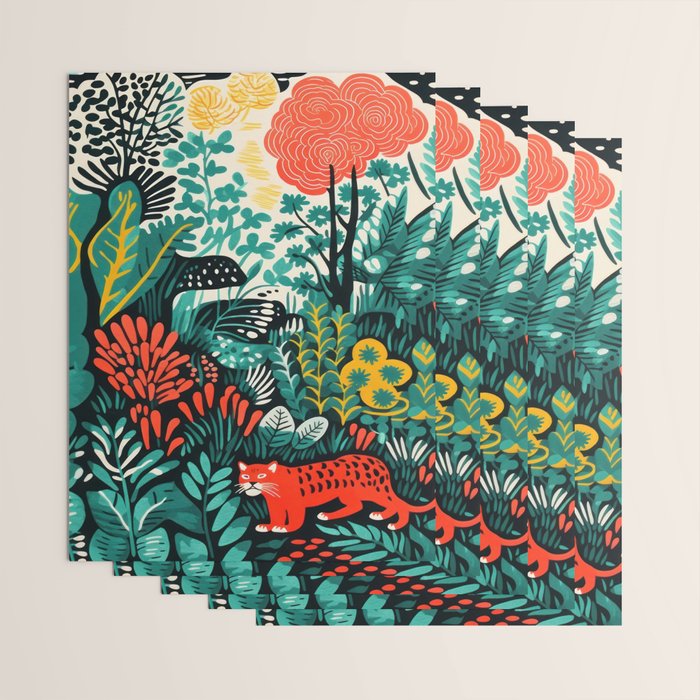 Tiger And His Utopia Wrapping Paper Gallery Image 3
