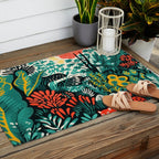 Tiger And His Utopia Outdoor Rug Gallery Image 2