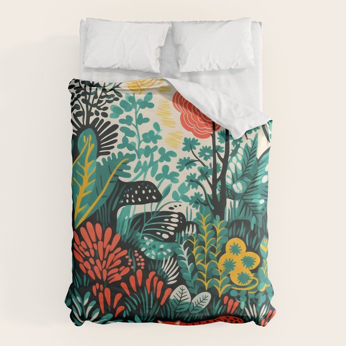Tiger And His Utopia Duvet Cover Gallery Image 1