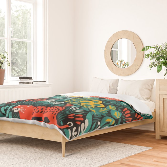 Tiger And His Utopia Duvet Cover Gallery Image 2
