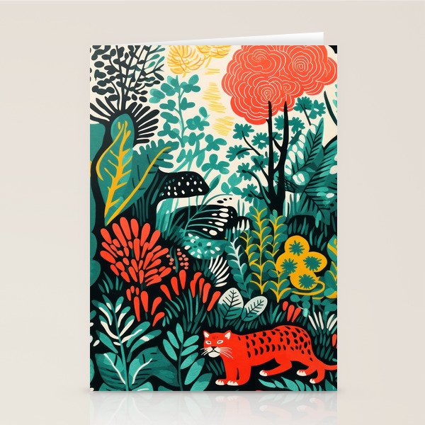 Tiger And His Utopia Stationery Card Gallery Image 2