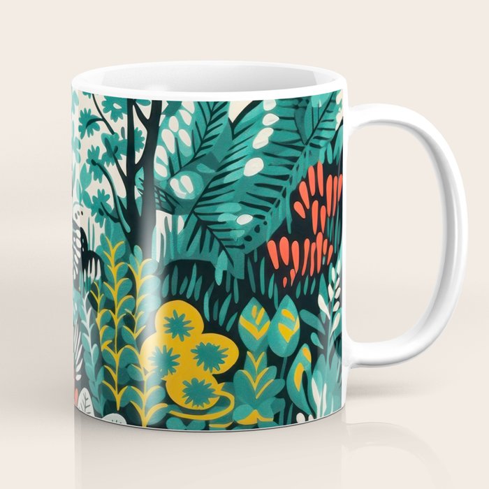 Tiger And His Utopia Coffee Mug Gallery Image 1