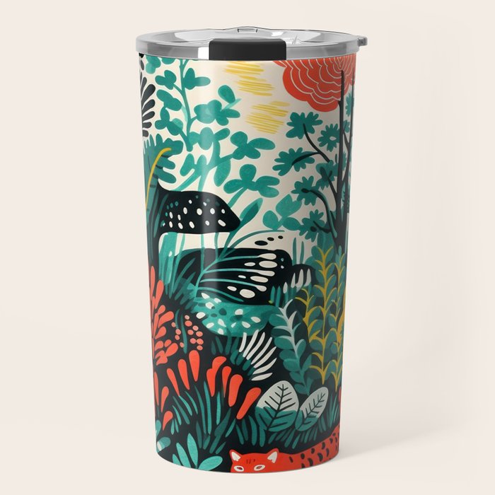Tiger And His Utopia Travel Mug Gallery Image 1