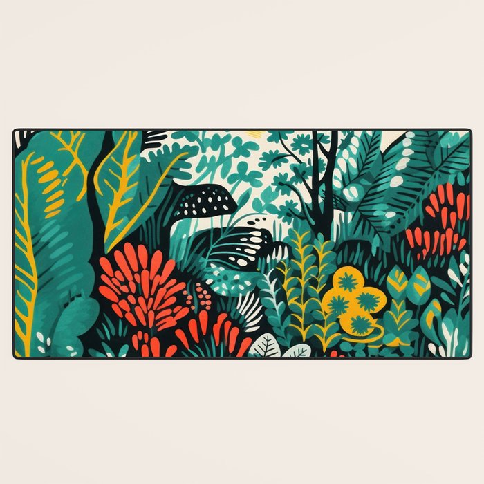 Tiger And His Utopia Desk Mat Gallery Image 3