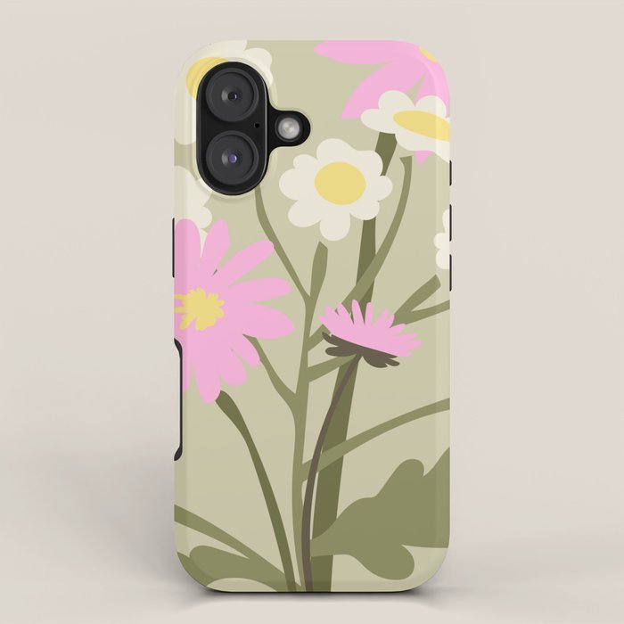 Flower Market, Rome, Pastel floral art iPhone Case Gallery Image 1