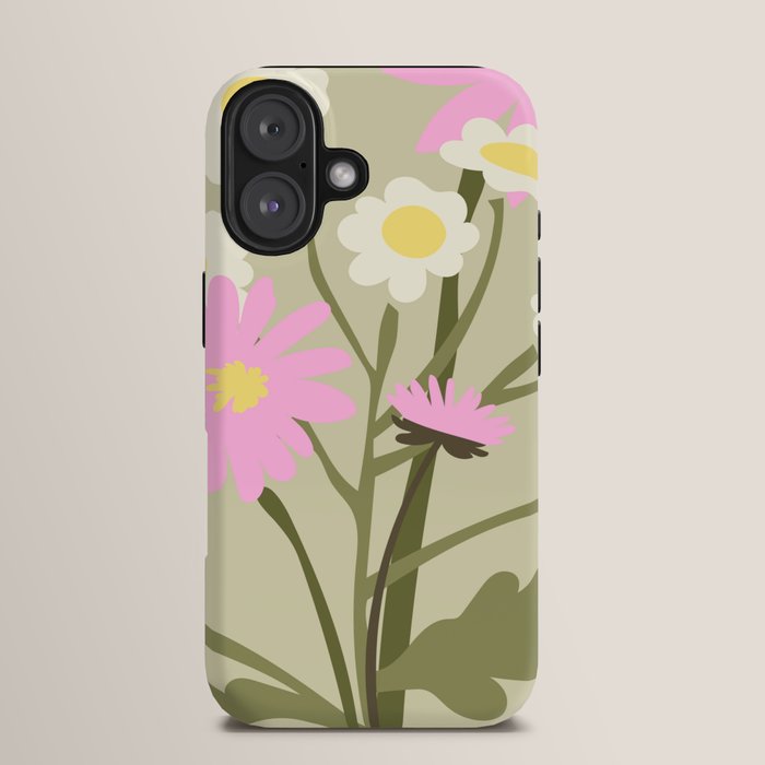 Flower Market, Rome, Pastel floral art iPhone Case Gallery Image 13