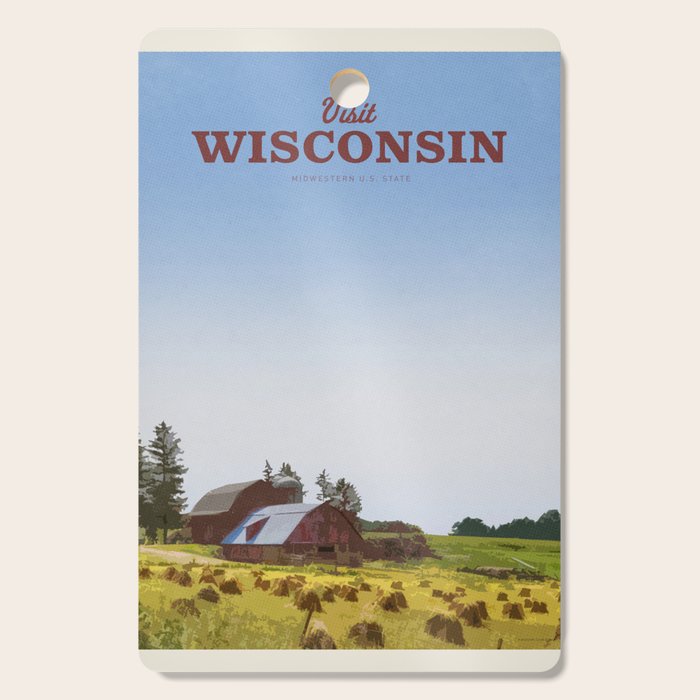 Visit Wisconsin Cutting Board Gallery Image 1