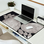 Balancing / Gray on Black Desk Mat Gallery Image 2
