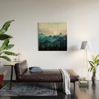 Mountain Sunrise II Wood Wall Art Gallery Image 2