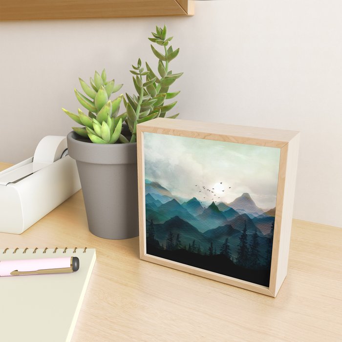 Mountain Sunrise II Mini Art Print Gallery Image 2