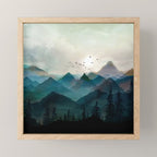 Mountain Sunrise II Mini Art Print Gallery Image 1