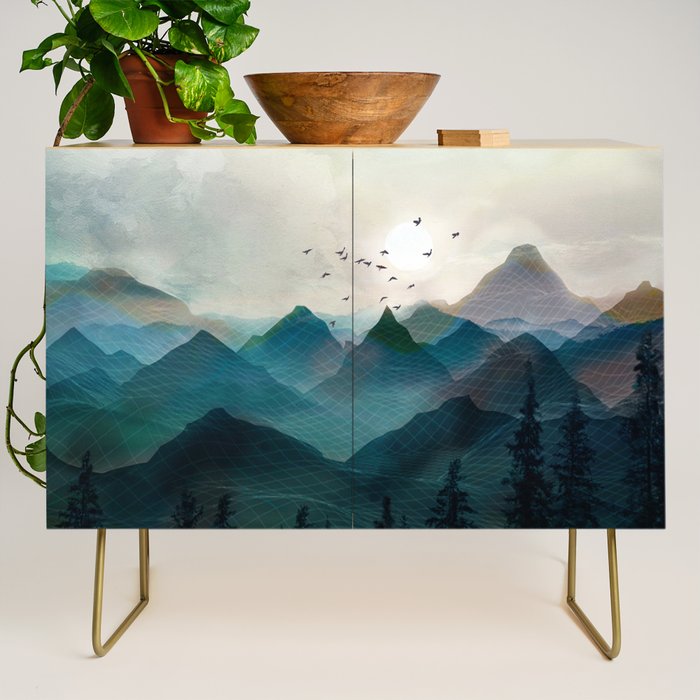Mountain Sunrise II Credenza Gallery Image 1