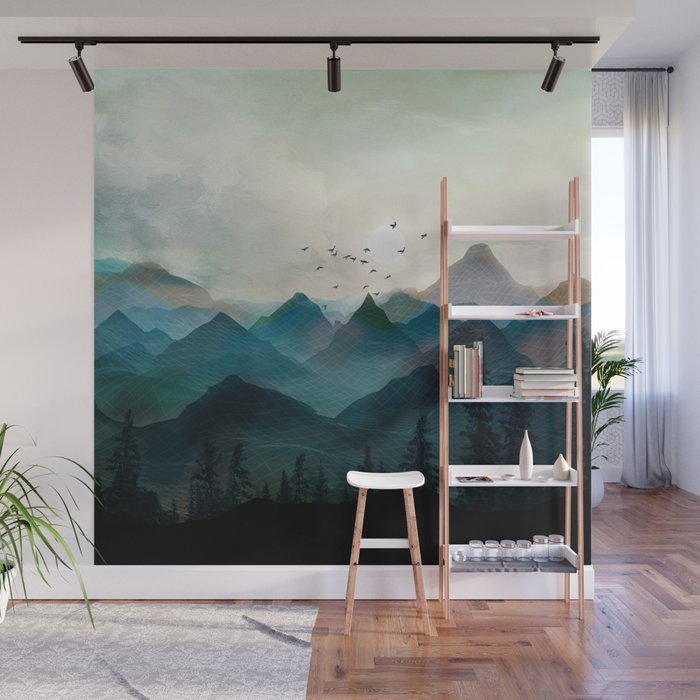 Mountain Sunrise II Wall Mural Gallery Image 1