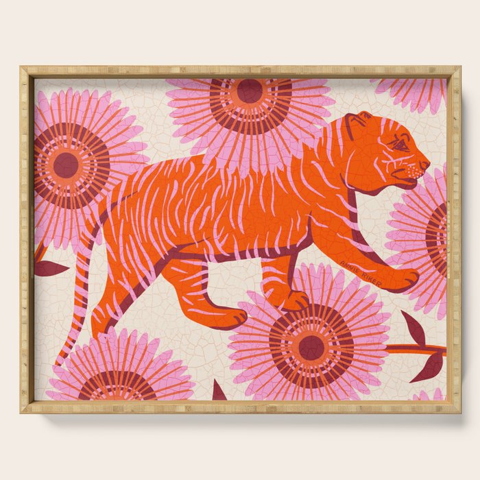 Tiger Stripes Serving Tray Gallery Image 1