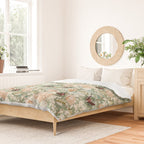 Lush colorful exotic garden B Duvet Cover Gallery Image 2