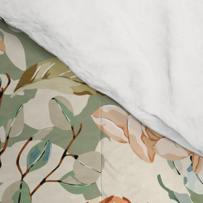 Lush colorful exotic garden B Comforter Gallery Image 4