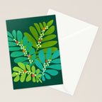 Mistletoe Greenery Illustration Stationery Card Gallery Image 2
