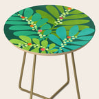 Mistletoe Greenery Illustration Side Table Gallery Image 2