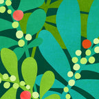 Mistletoe Greenery Illustration Coffee Mug Gallery Image 2