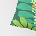 Mistletoe Greenery Illustration Pillow Sham Gallery Image 4